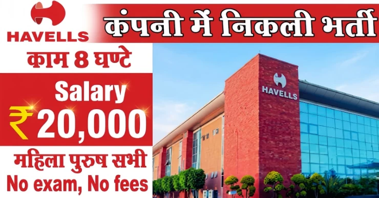 Havells Job Vacancy | Havells Recruitment For Freshers | Havells India Limited Job Vacancy