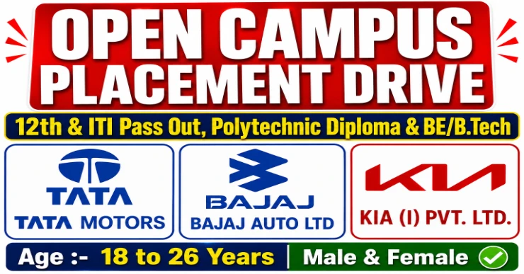 MEGA OPEN CAMPUS PLACEMENT DRIVE
